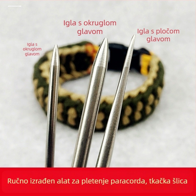 Set igala za pletenje od nehrđajućeg čelika – ručno izrađeno, dodaci za pletenje narukvica i DIY nakita
