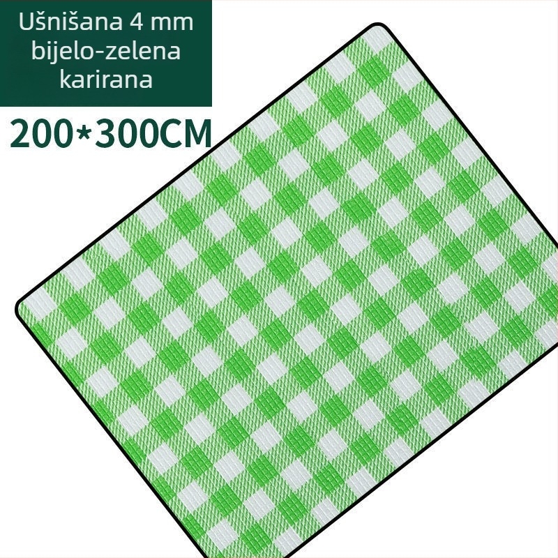 Vanjska podloga otporna na vlagu, debela, prijenosna i sklopiva, kemping madrac od EVA aluminijske folije, vodootporna i otporna na hladno