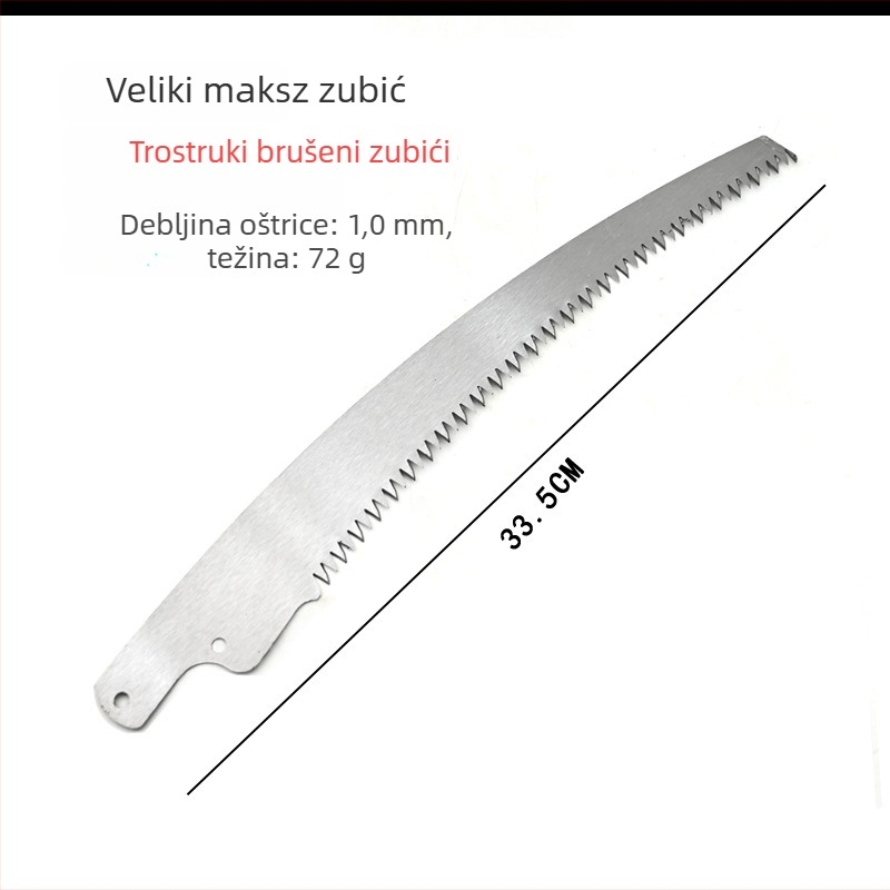 Škare za visoke grane s trostrukim otvorima – Vrtni alati, marka Jiujiu Wood