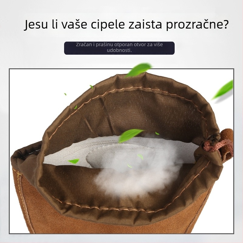 Muške sigurnosne cipele s čeličnim prstom, visokim gornjim dijelom, otporne na udarce i probijanje, PU potplat