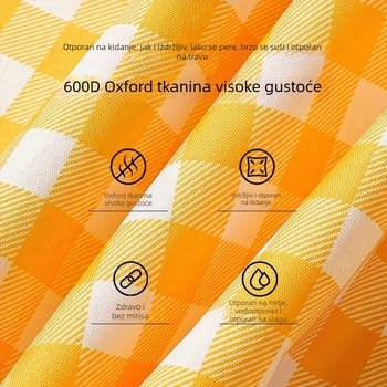 Piknik podloga od 600D Oxford platna, vodootporna, sklopiva i prijenosna za kampiranje