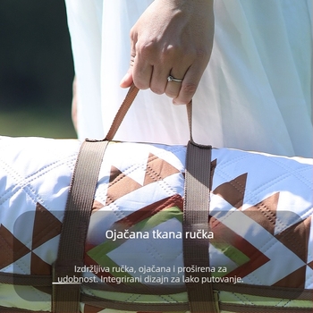 Piknik podloga od Oxford platna, otporna na vlagu, Outdoor 1 model, za 4–8 osoba, težina 1,25 kg