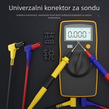 Blue Sharp W9 ultratanka olovka za multimetar s ultratenkim vrhom, digitalnim pokazivačem, mjerenjem napona, dodatak od silikonskog gela
