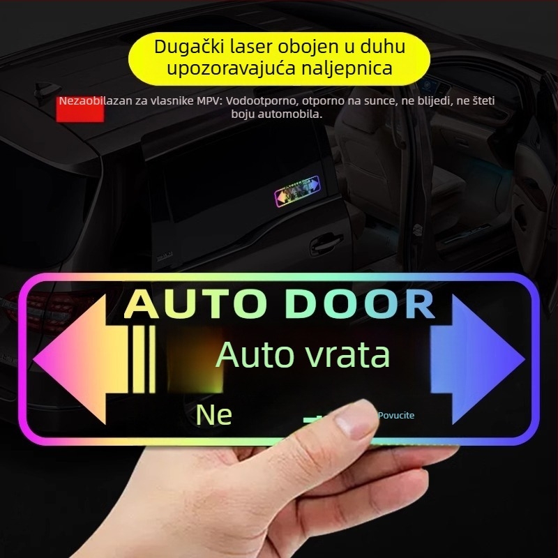 Reflektirajući laserski naljepnica za MPV — vanjska dekorativno-upozoravajuća