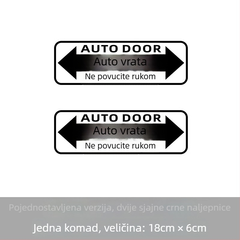 Reflektirajući laserski naljepnica za MPV — vanjska dekorativno-upozoravajuća