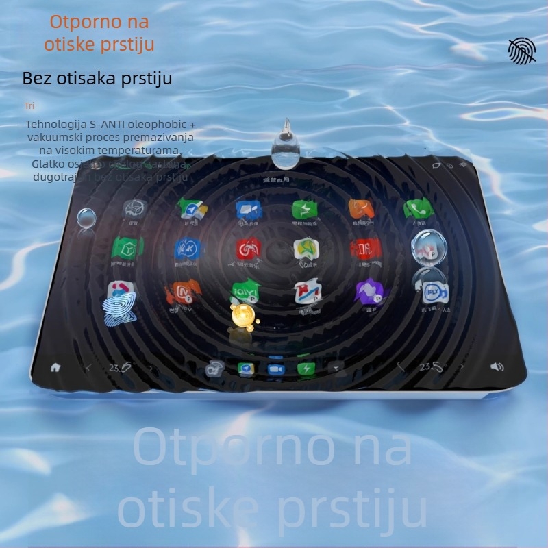 Zaštitno staklo za navigacijsku ploču BYD Song Pro DMI — Protector Pioneer; kaljeno staklo; BYD kompatibilno; za navigacijsku ploču; otpornost na temperaturu, ogrebotine i otiske prstiju