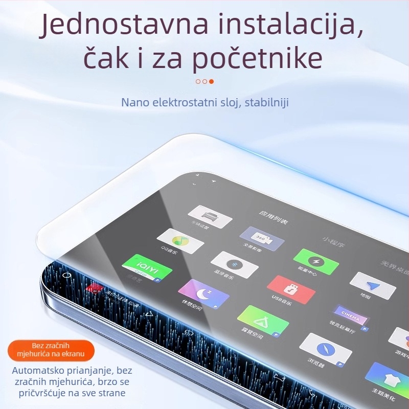 Zaštitno staklo za navigacijsku ploču BYD Song Pro DMI — Protector Pioneer; kaljeno staklo; BYD kompatibilno; za navigacijsku ploču; otpornost na temperaturu, ogrebotine i otiske prstiju
