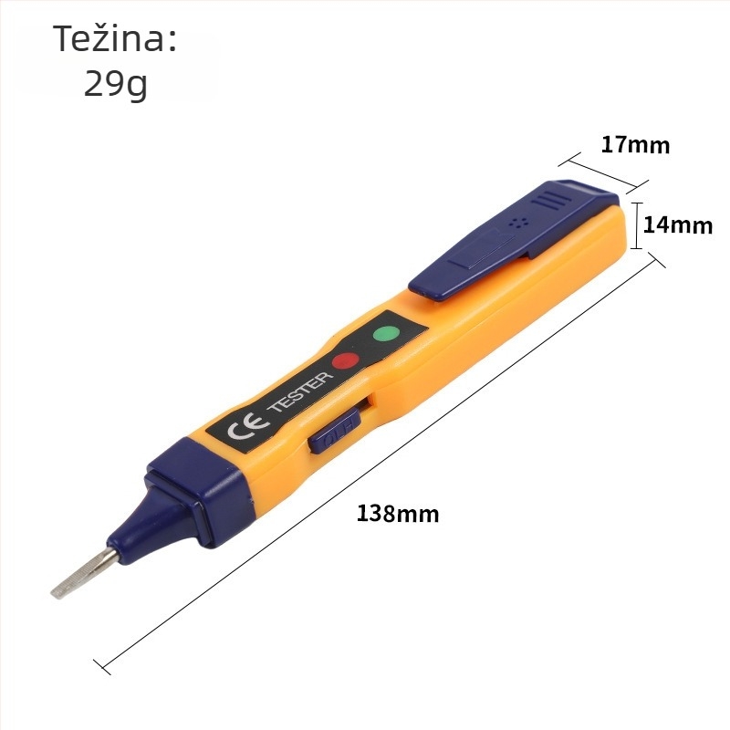 Dr. Giant Bezkontaktni tester napona - Višenamjenski električni tester s detekcijom prekida, 48SN indukcijska olovka