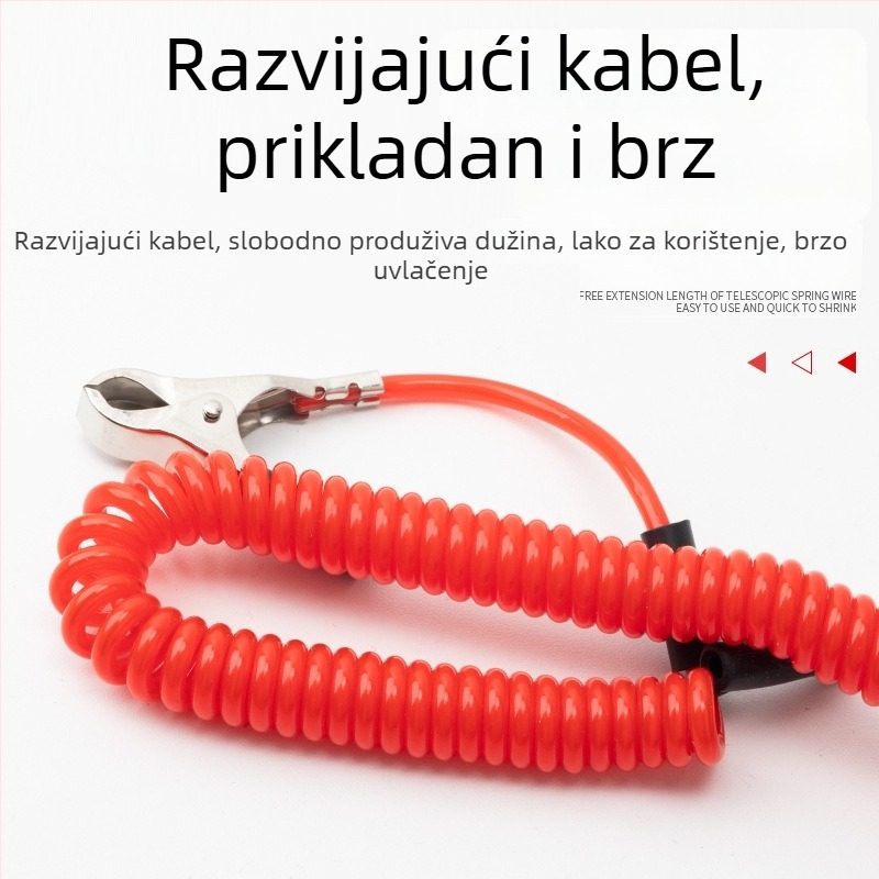 Automobilski DC tester napona s oprugom vodom, raspon 6-24V, alat za održavanje automobilskih električnih krugova