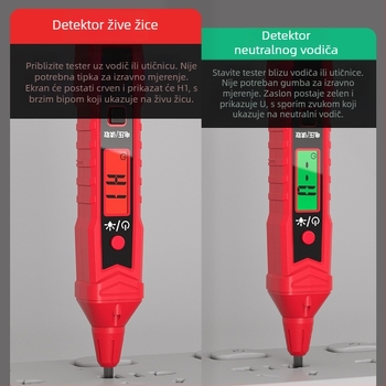 Arrizo višenamjenski električni tester-pen za otkrivanje krugova i identifikaciju nule i faze, profesionalna upotreba