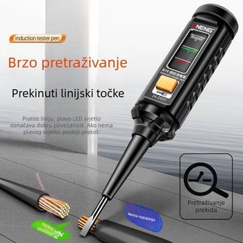 Aneng električni tester-pen - visokosjajni senzor, identifikacija živog/neutralnog vodiča, test kontinuitete