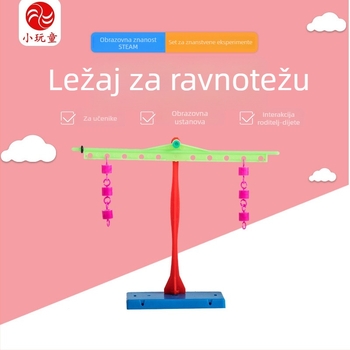 Balanse s polugom – plastika, DIY kompatibilno, edukativna fizička igračka za uzrast 7–14 godina