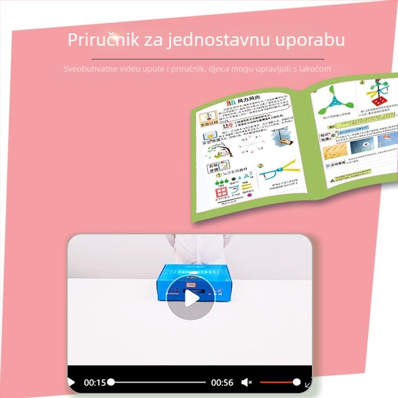 Balanse s polugom – plastika, DIY kompatibilno, edukativna fizička igračka za uzrast 7–14 godina