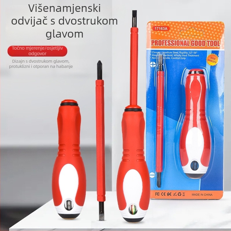 Jialite tester napona i set odvijača s križnim i ravnim vrhom – dvostruka glava, višenamjenski alat