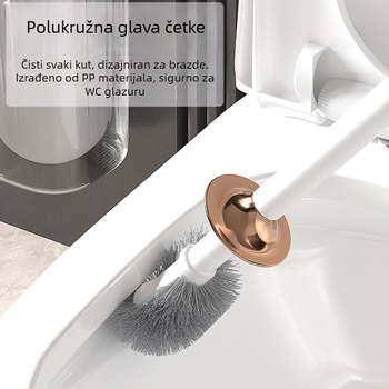 Set četkica za zahod s dugom drškom, zidna montaža, plast, Yang Gen