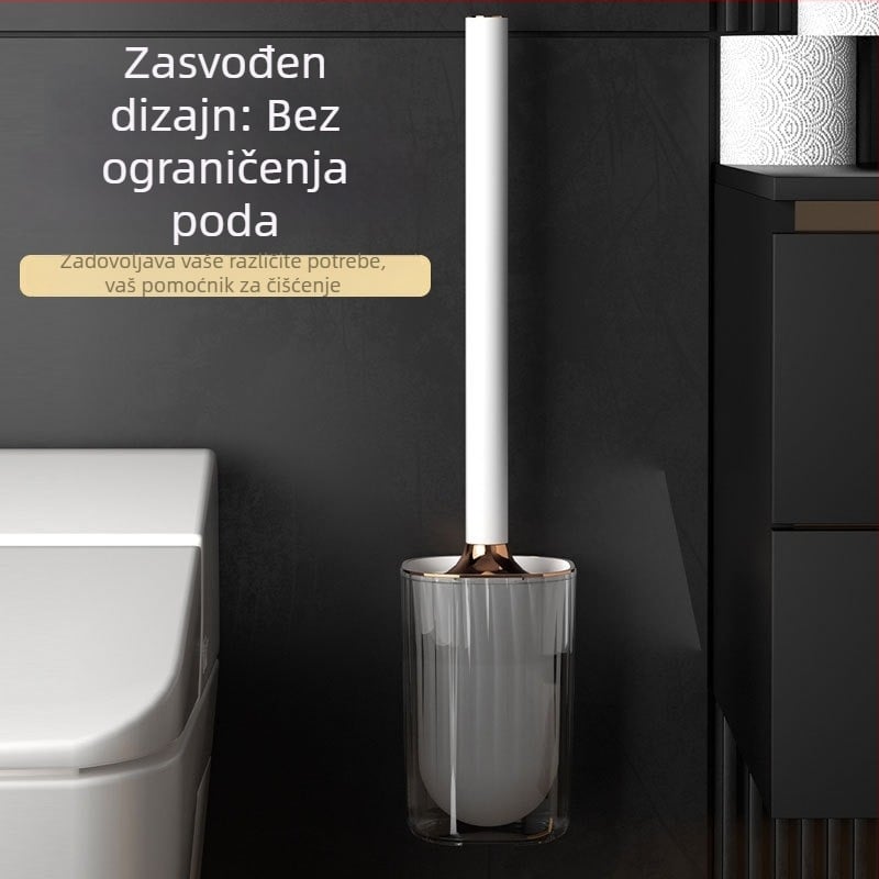Set četkica za zahod s dugom drškom, zidna montaža, plast, Yang Gen