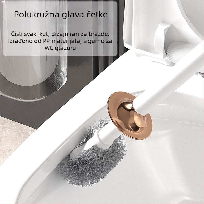 Set četkica za zahod s dugom drškom, zidna montaža, plast, Yang Gen