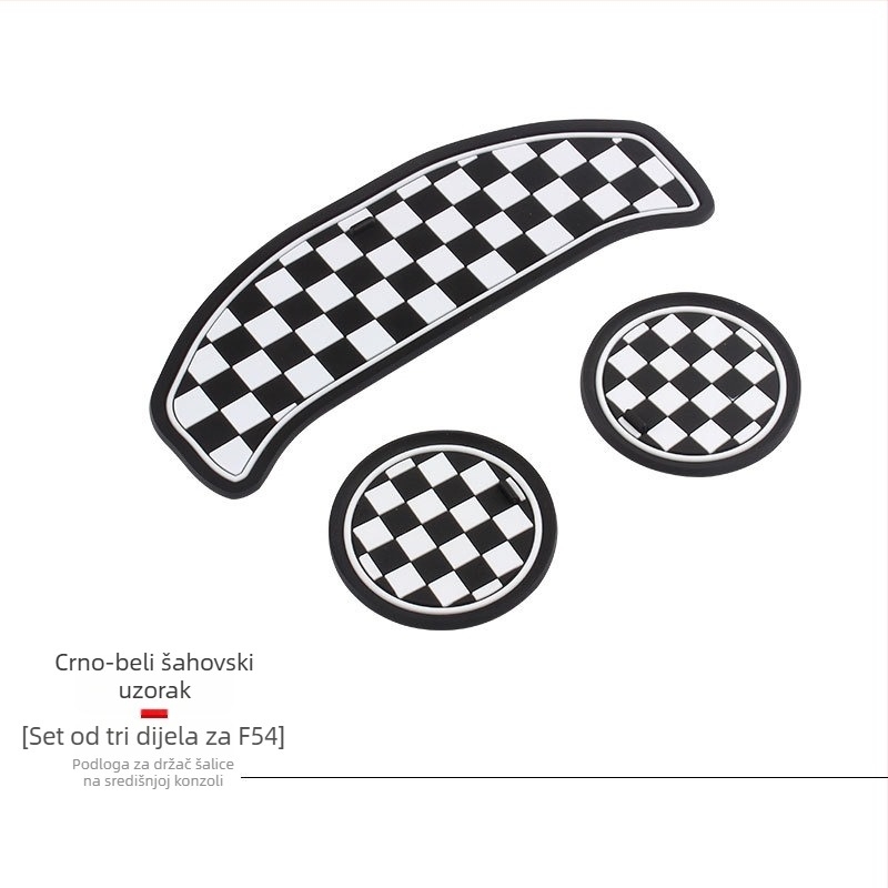 Podloška za čaše za BMW Mini Cooper One F56/F55/F60/F54 | Silikon, protuklizna | Materijal: Silikon; Podrijetlo: Guangzhou; Prilagodba: Moguća