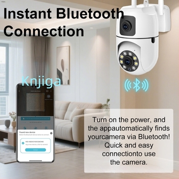 WiFi PTZ sigurnosna kamera s dvostranim zvukom, noćni vid 0.01 lux, Bluetooth, unutarnja upotreba