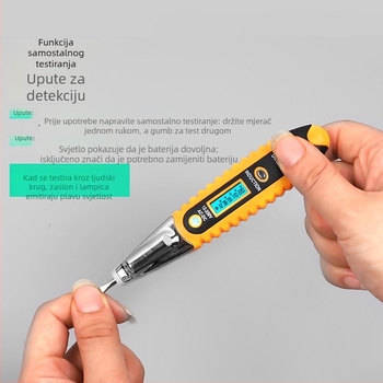 LED digitalni tester napona – električarski senzor, tester olovka za kućnu upotrebu, detekcija električnog kruga