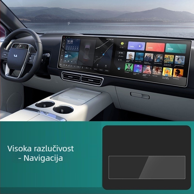 TPU unutarnja zaštitna folija za Toyota ploču s navigacijskim zaslonom — jednoplazno oblikovanje, otpornost na visoke i niske temperature, otpornost na ogrebotine i habanje, otporno na otiske prstiju