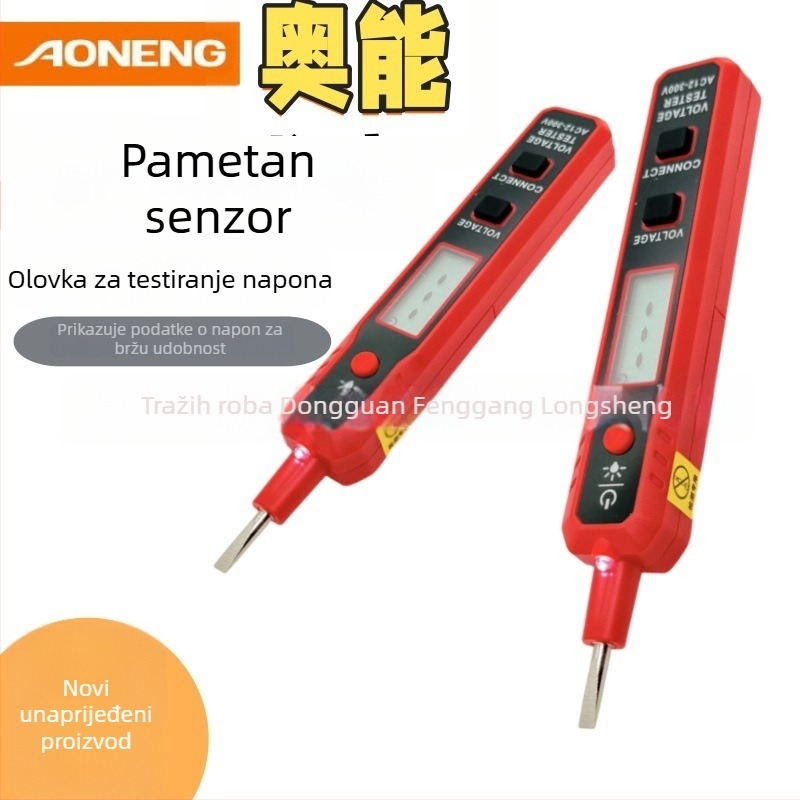 Bezkontaktni tester napona 1000V – Aoneng DCY-ANH02, detekcija živih vodiča i prekidnih točaka kruga