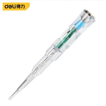 DL8004 električni tester olovka, 12-250V, kontaktni tip, prozirno kućište, za elektrikare