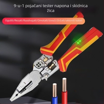 Sibang – Kabelski stripper s testnim valjkom, višenamjenski podešivi tester za električare uz mjerenje snage