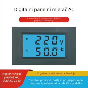 D85-2042 LCD mjerač napona i struje s mjerenjem frekvencije, model SK85-2SL