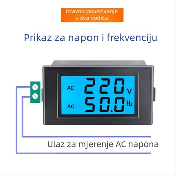 Generator s digitalnim zaslonom, voltmetar i frekvencijski mjerač, jednofazni 110V/220V; trofazni 380V, 50Hz, model D69-2080