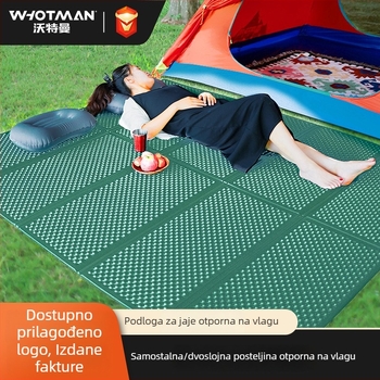 Waterman sklopiva prostirka za spavanje protiv vlage, egg nest dizajn, za 1-3 osobe, PVC s XPE pjénom, 0,4 kg, vanjska piknik podloga