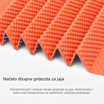 Waterman sklopiva prostirka za spavanje protiv vlage, egg nest dizajn, za 1-3 osobe, PVC s XPE pjénom, 0,4 kg, vanjska piknik podloga