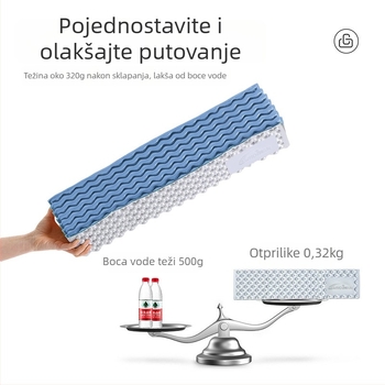 Waterman sklopiva prostirka za spavanje protiv vlage, egg nest dizajn, za 1-3 osobe, PVC s XPE pjénom, 0,4 kg, vanjska piknik podloga