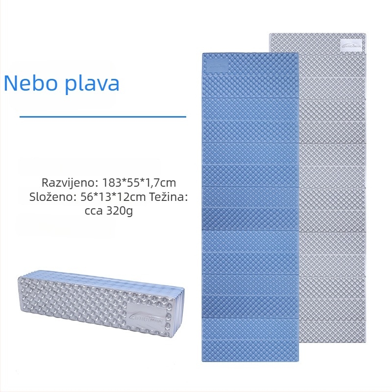 Waterman sklopiva prostirka za spavanje protiv vlage, egg nest dizajn, za 1-3 osobe, PVC s XPE pjénom, 0,4 kg, vanjska piknik podloga
