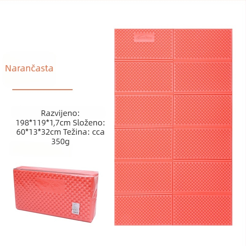 Waterman sklopiva prostirka za spavanje protiv vlage, egg nest dizajn, za 1-3 osobe, PVC s XPE pjénom, 0,4 kg, vanjska piknik podloga