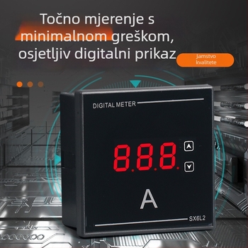 HT 6L2 Digitalni mjerač struje i napona za AC s mjerenjem frekvencije, 220-380V