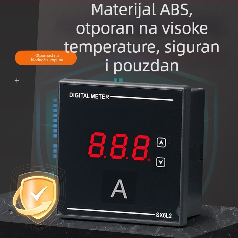 HT 6L2 Digitalni mjerač struje i napona za AC s mjerenjem frekvencije, 220-380V