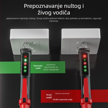 Morning Island Test za napon u olovci — Detekcija linije, Detekcija nulnog živog vodiča, Detekcija prekida