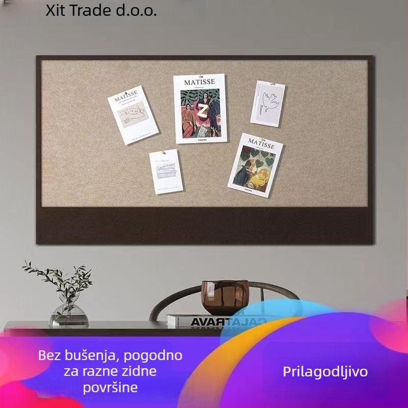 Filc ploča za fotografije Scenery, japanski stil, polirani završetak, za dnevni boravak