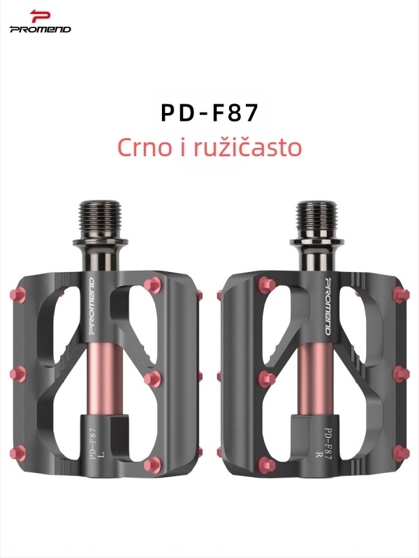 Promend Pd-F87 Aluminijska pedala, ultra lagana, za planinske i cestovne sklopive bicikle, s Cr-Mo osovinom