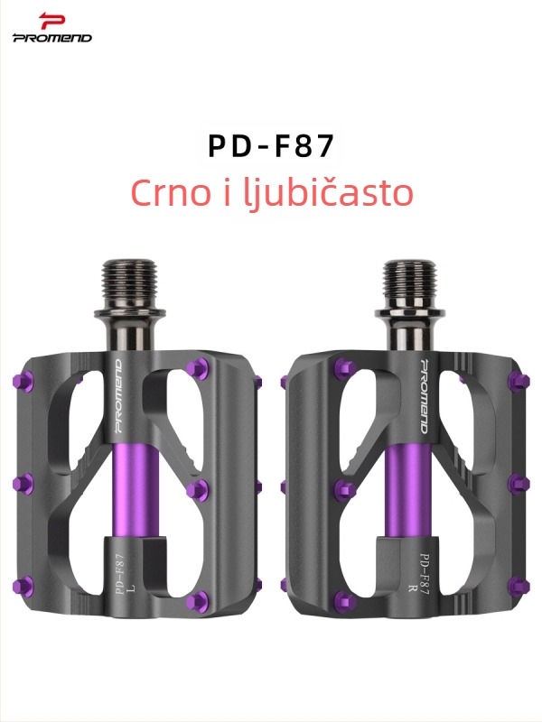 Promend Pd-F87 Aluminijska pedala, ultra lagana, za planinske i cestovne sklopive bicikle, s Cr-Mo osovinom