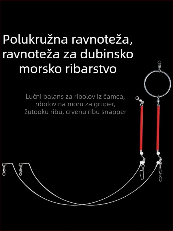 Oprema za pecanje na brodu u dubokom moru s lukom jednim ramenom nosačem od nehrđajućeg čelika