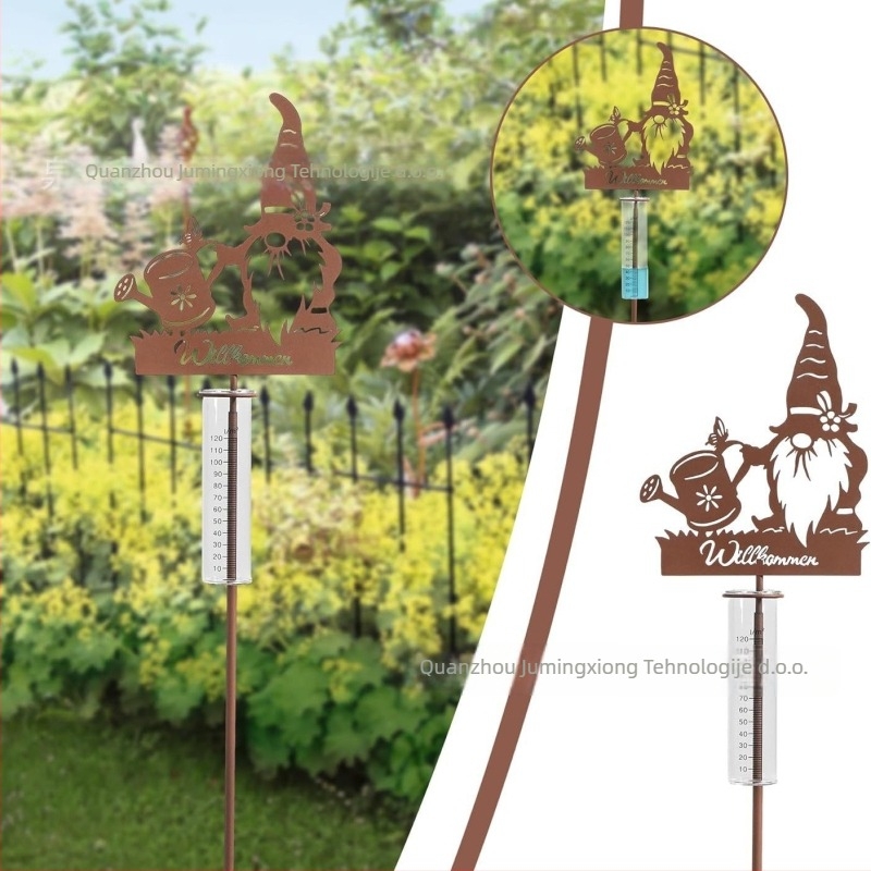 Solarna božićna lampa od željeza – vanjska lampa sa zemaljskim čepom, LED 0,5W, 1,2V, 6–12 sati, model D355