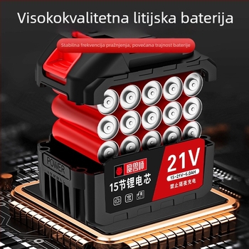 Električne škare za podrezivanje s bezčetkasti motorom, litijskom baterijom, visoka snaga, dug vijek baterije, podesive