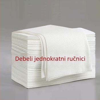 Jednokratne ručnike za hotele i salone, debelji i veći, turban za kosu, 70 g, apsorpcija 16–20 s, 500 komada