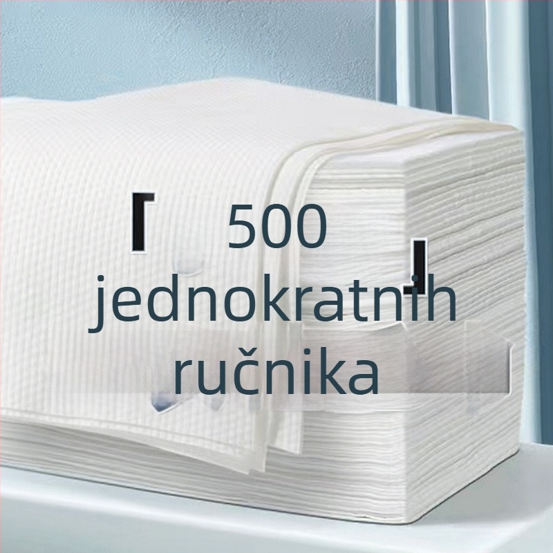 Jednokratne ručnike za hotele i salone, debelji i veći, turban za kosu, 70 g, apsorpcija 16–20 s, 500 komada