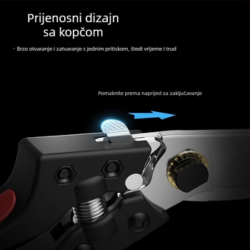 Škarice za podrezivanje s ergonomskim dizajnom za voćke i cvijeće