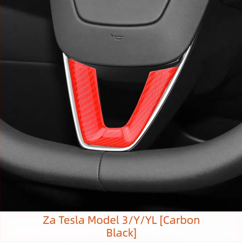 Tesla Model 3/Y dekorativna zaštitna naljepnica za gumbe na volanu – unutarnja sjajna oprema