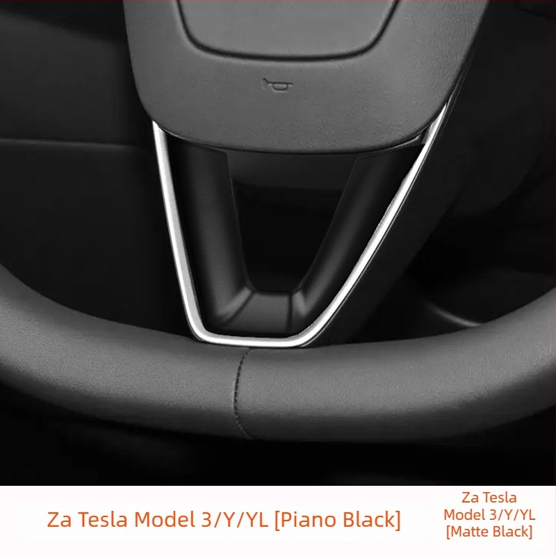 Tesla Model 3/Y dekorativna zaštitna naljepnica za gumbe na volanu – unutarnja sjajna oprema
