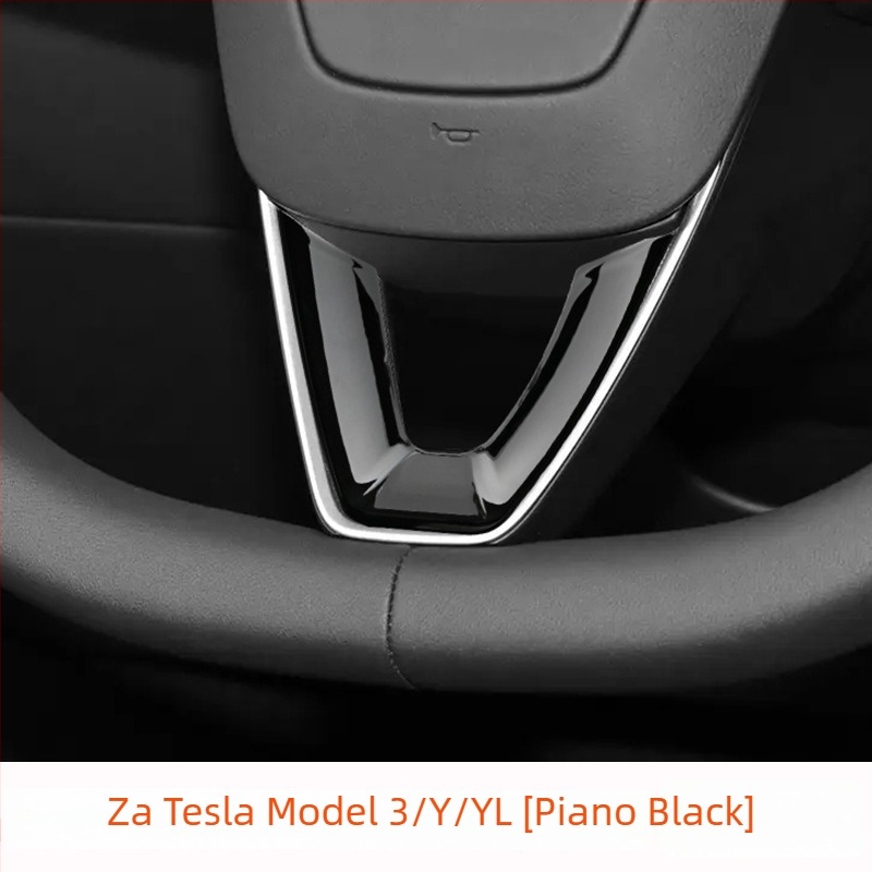 Tesla Model 3/Y dekorativna zaštitna naljepnica za gumbe na volanu – unutarnja sjajna oprema